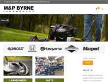 Tablet Screenshot of dublinlawnmowerservice.com